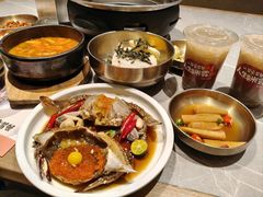 -草家酱蟹炭火烤肉店(珲春南路一店)