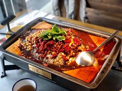 重庆豆花烤鱼-探鱼·鲜青椒爽麻烤鱼(中山大信新都汇店)