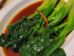 白灼广东芥兰-香港池仔记肠粉王(博多新记襄阳南路店)