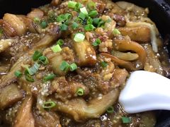咸鱼茄子煲-金麒麟美食城
