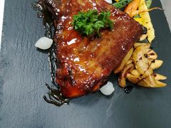 碳烤BBQ黑猪肋排-青麦家·融合餐厅(江岛智立方店)