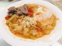 鲜茄蛋生滚牛肉即食面-翠华餐厅(旺角文华商场店)