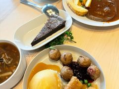 牛排配土豆和蔬菜-宜家·瑞典风味餐厅(天津东丽商场店)