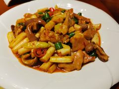藕带炒脆肚-牛头鱼庄·地道广西菜(西明店)