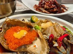 -草家酱蟹炭火烤肉店(珲春南路二店)