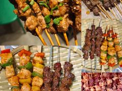 -山野的朋友露营炭火烤肉