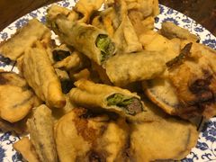 炸藕盒茄盒-煎饼卷大葱(春秋西路店)