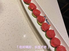 手捶生牛肉丸-牛村来人潮汕牛肉火锅(西单店)