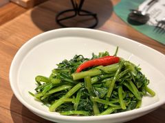 秘制虾酱炒空心菜-帕蓝·暹罗料理(曲阳店)