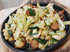 铁板有机花菜-李师傅脆肚(梅林店)