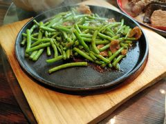 乡下虾酱花肉啫豆角-广府乡下·饭庄(新港东路店)