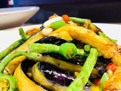 茄子豇豆-鸡毛店·川菜(双楠店)