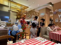 -小鲤鱼生日气球派对会场策划布置