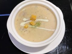 松茸蘑菇汤-法兰度航空主题餐厅(台山昌大昌店)