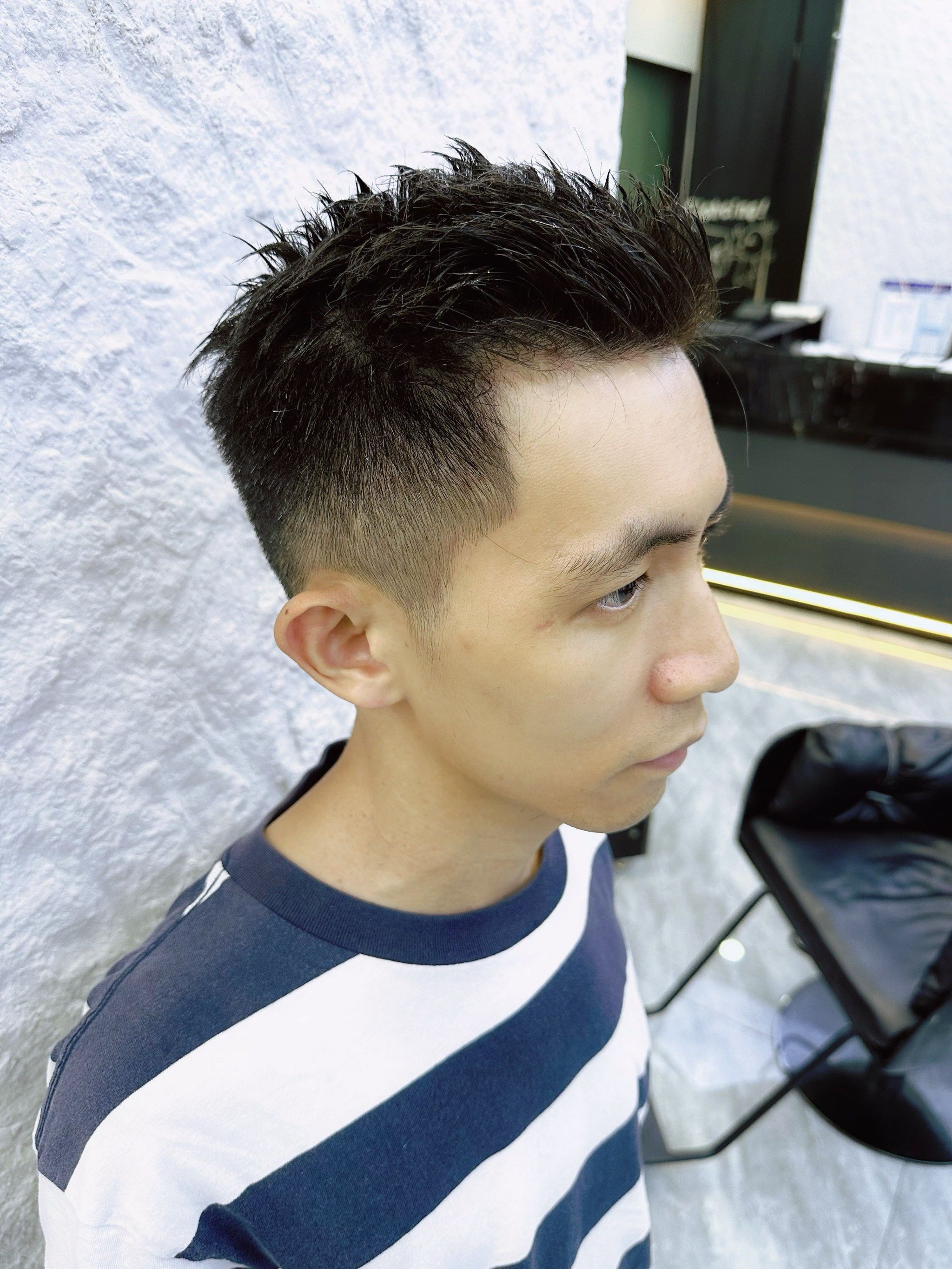 剪出艺术感男发