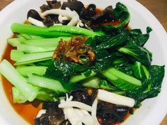 白灼菌菇菜心-新白鹿餐厅(城西银泰城店)