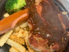 铁板鸡扒-香港新发烧腊茶餐厅(书城店)