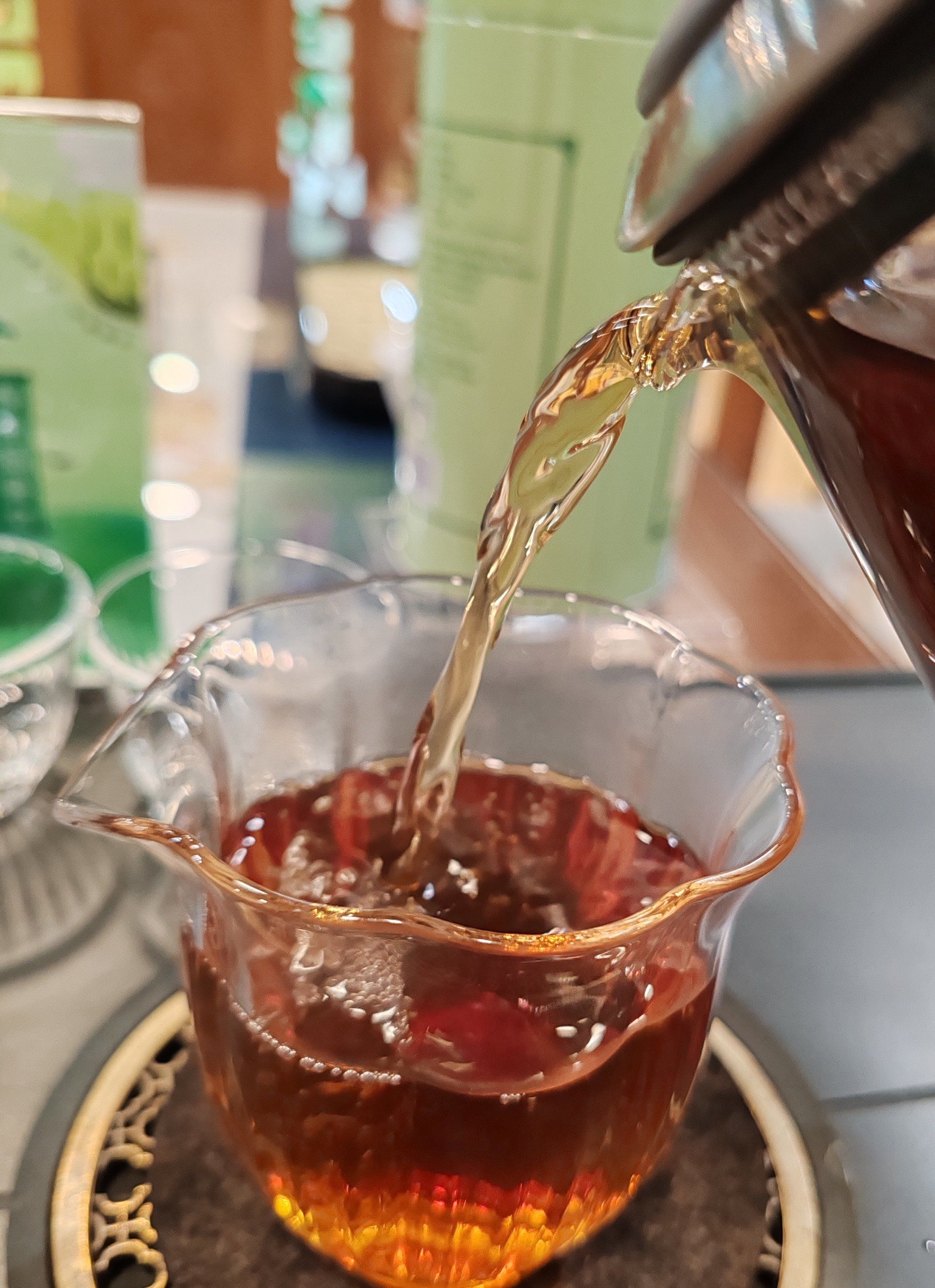 今天的茶,清香四溢