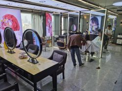 点击看大图 -藤野造型烫发染发