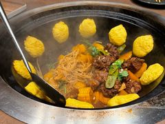 锅贴大饼子-蘸小院铁锅炖·蘸酱菜·东北菜(怀远门店)