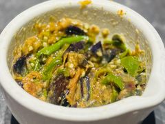 皮蛋辣椒擂茄子-炊烟小炒黄牛肉(浦东世纪汇店)