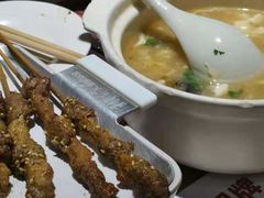烤羔羊肉串-木屋烧烤(西南角店)