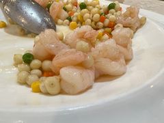 鸡头米炒虾仁-大方圆酒楼(西门大街店)