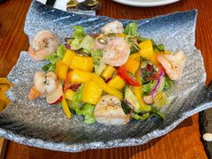 烤虾芒果沙拉-澳骄 Aussie Kitchen·手工披萨·西餐(国大店)