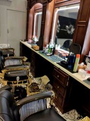 -595barbershop美式油头