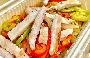 Bell Pepper Chicken Black Pepper Pasta