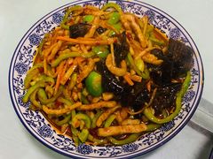 鱼香肉丝-北大地皖峰饭馆