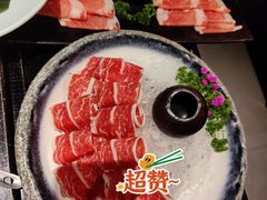 雪花牛肉-捞王猪肚鸡火锅(财富中心店)