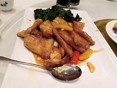 芥兰烧汁银鳕鱼-梅园酒店餐厅(西湖店)