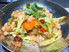 干锅有机花菜（经典开胃下饭菜）-姑苏家宴·苏帮菜·松鼠桂鱼(苏州总店)