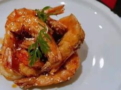 蜜汁酥皮虾-味+新京宴·烤鸭·北京菜(创意谷店)