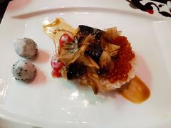 日式烤鳗鱼配酸梅饭配三文鱼籽-马勒别墅·中餐厅