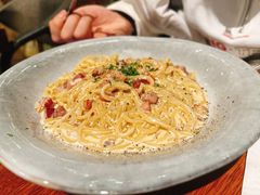生奶油培根意大利面-玛格萝妮比萨屋(四平店)