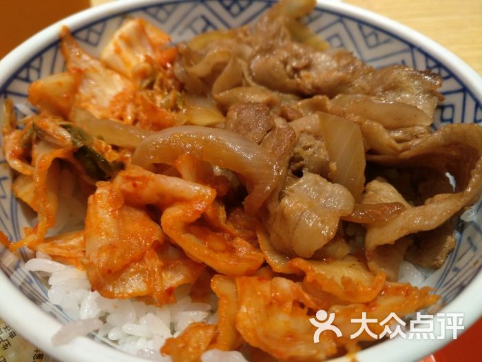 吉野家(朝阳路店)辣白菜猪肉饭图片 - 第2张