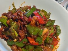 土蒜苗炒肉-0776食堂·京城创意菜(七里庄店)