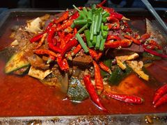毛血旺烤鱼-探鱼·鲜青椒爽麻烤鱼(北京路天河城店)