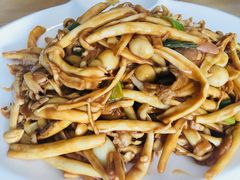 海鲜菇炒天鹅蛋-威海渔村(静安旗舰店)