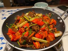 小炒黄牛肉-小菜园新徽菜(合肥天鹅湖万达店)