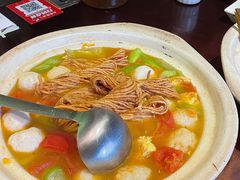 丝瓜鱼丸炖馓子-永安鱼庄·镇江菜(东吴路店)