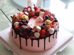 -咖咖熊蛋糕定制·英国蓝风车动物性淡奶油