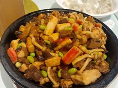 铁板八珍脆皮豆腐-百饺园酒楼(平山道店)
