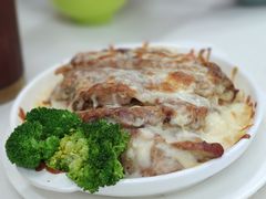 芝士白汁雞皇焗飯-噏耷茶档