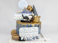 -卡比儿童蛋糕·心意定制·低脂零卡糖动物奶油FancyBALLOON(滨海店)