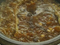 柴锅炖羊肉加胖头鱼-姥家大锅台水库渔家