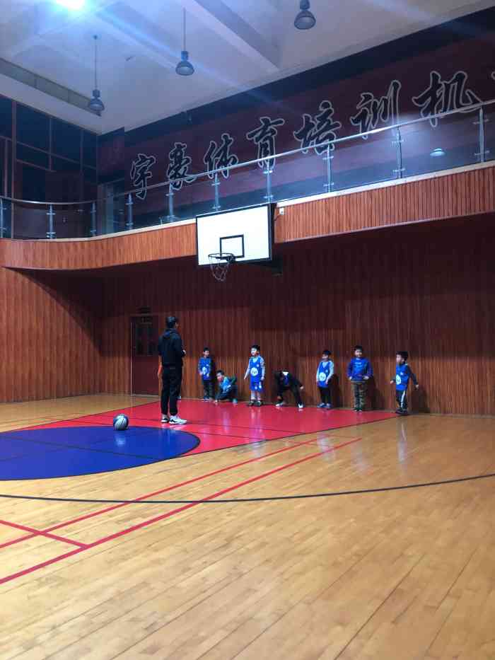 乐奥小篮球公园(京新广场馆)-"小朋友已经上了一个多月的课,还是很