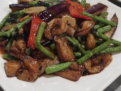 豆角紫苏炒茄子-十三姨工厨顺德美食·宴会·团餐(天河北路店)